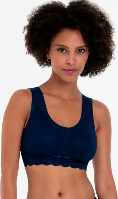 Essential Lace bralette BH, blå, Størrelse: M, Kvinner
