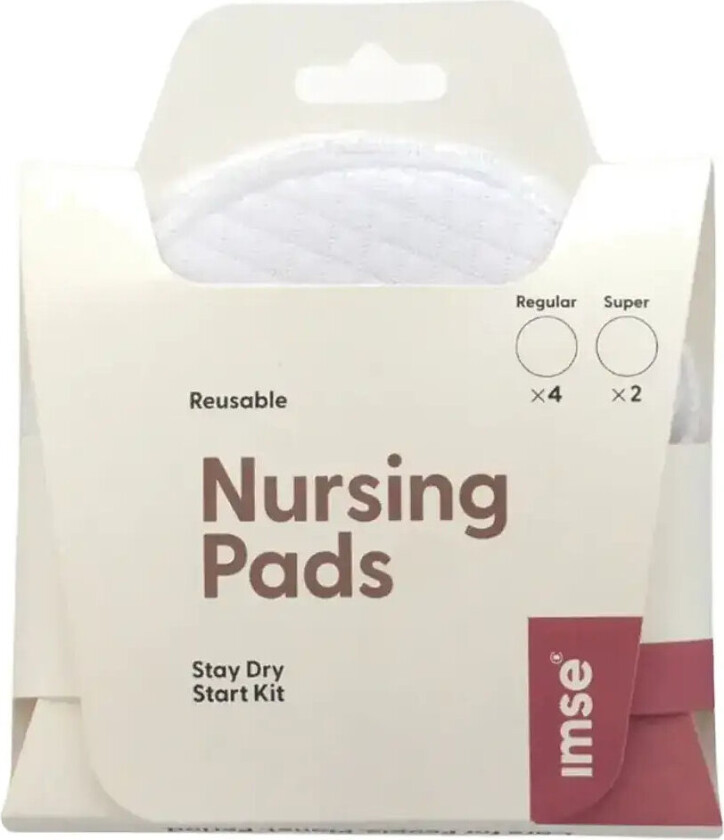 Bilde av Nursing Pads Stay Dry, Regular 2-Pairs + Super 1-Pair - White - ONE SIZE