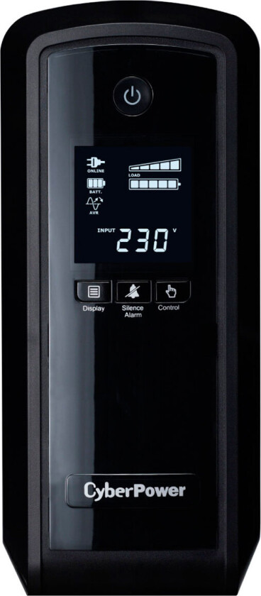 550EPFCLCD UPS Nødstrømsaggregat 550VA 350W (6x Schuko)