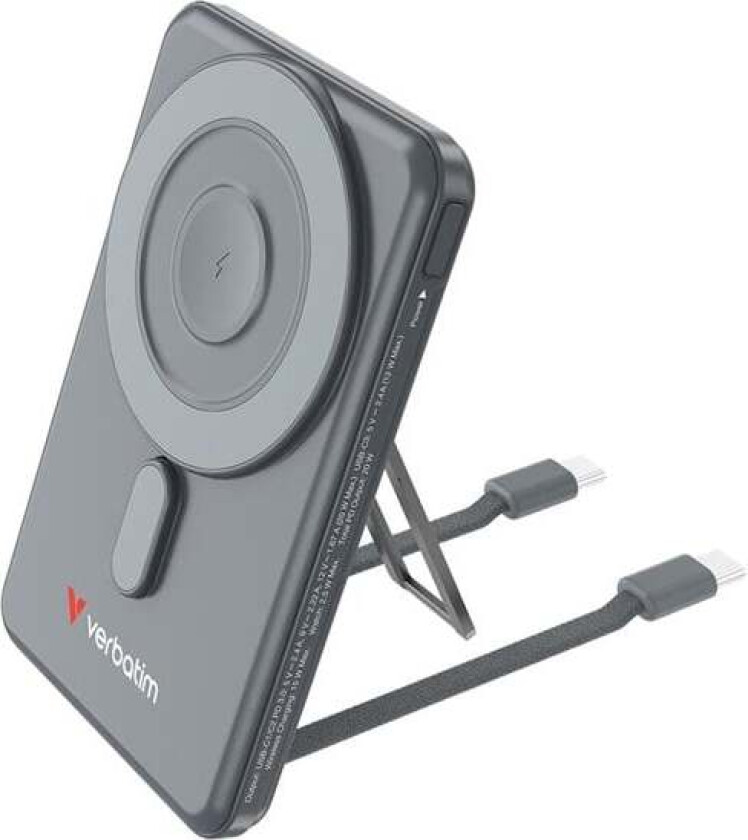 Charge 'n' Go 2C Power Bank Magnetic Wireless 5000 Nødlader