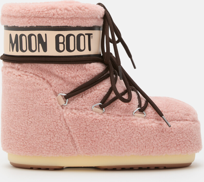 Moon Boot Mb Icon Low Fleece Snøstøvler Pink Pink-33-35 EU Rosa 33-35 EU unisex