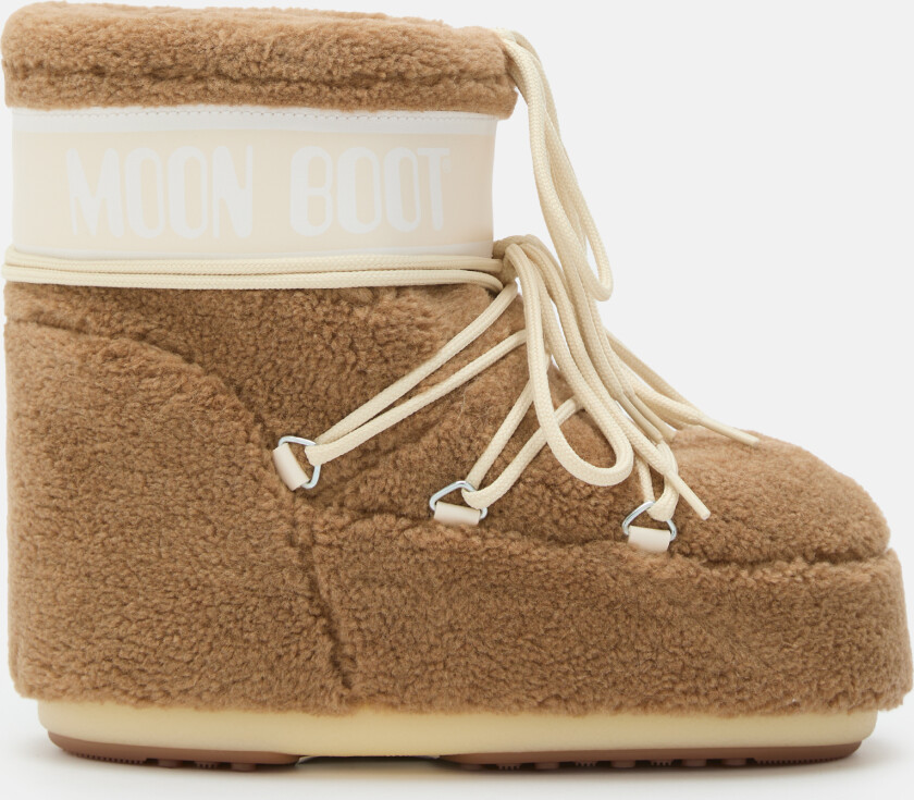 Moon Boot Mb Icon Low Fleece Snøstøvler Camel Camel-33-35 EU Brun 33-35 EU unisex