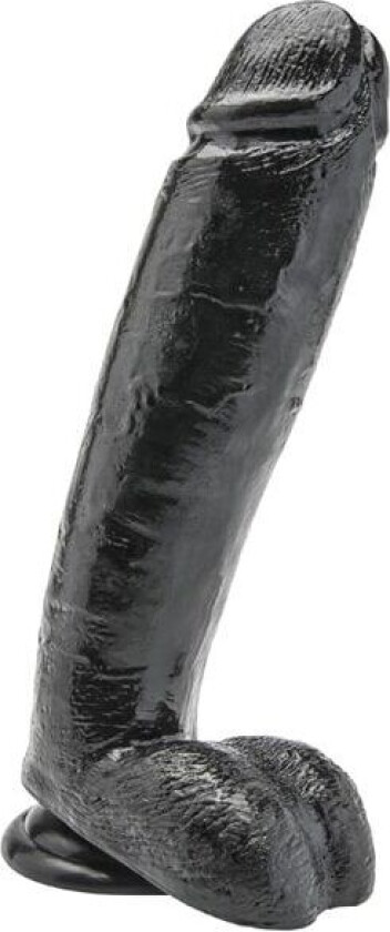 Get Real Cock With Balls Black 25,5cm XL dildo