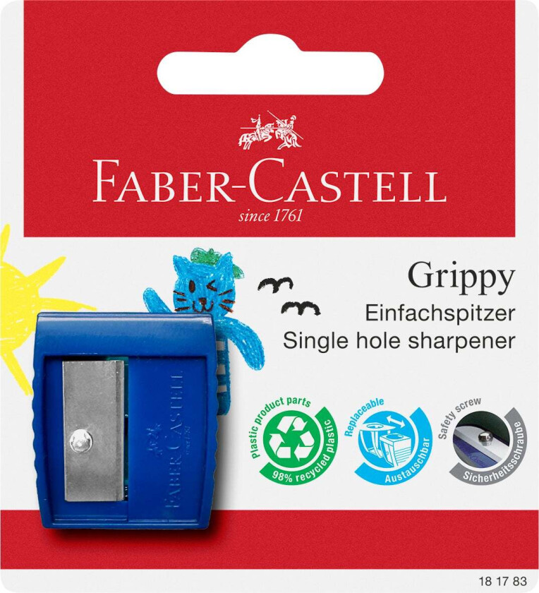 Blyantspisser Grippy Blyant XXL Blå