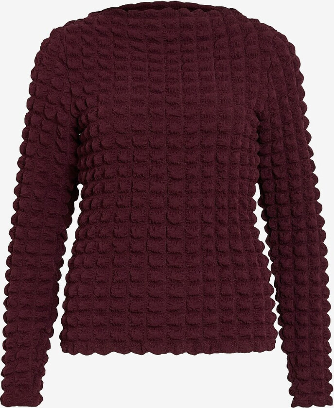 Topp viForcea Boatneck L/S Top - Rød