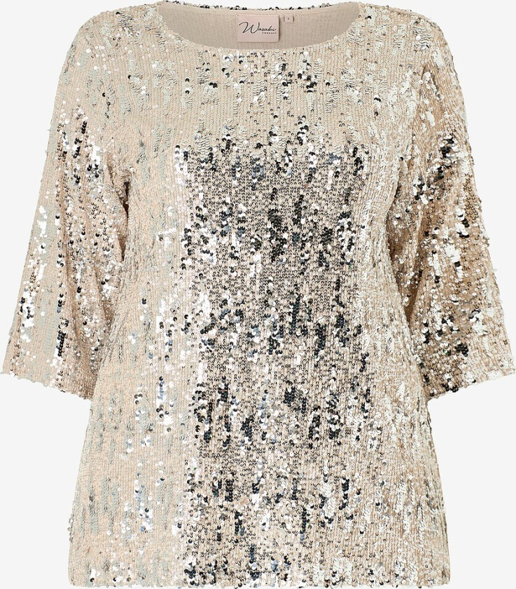 Paljettopp Wa-semine 1 - Beige