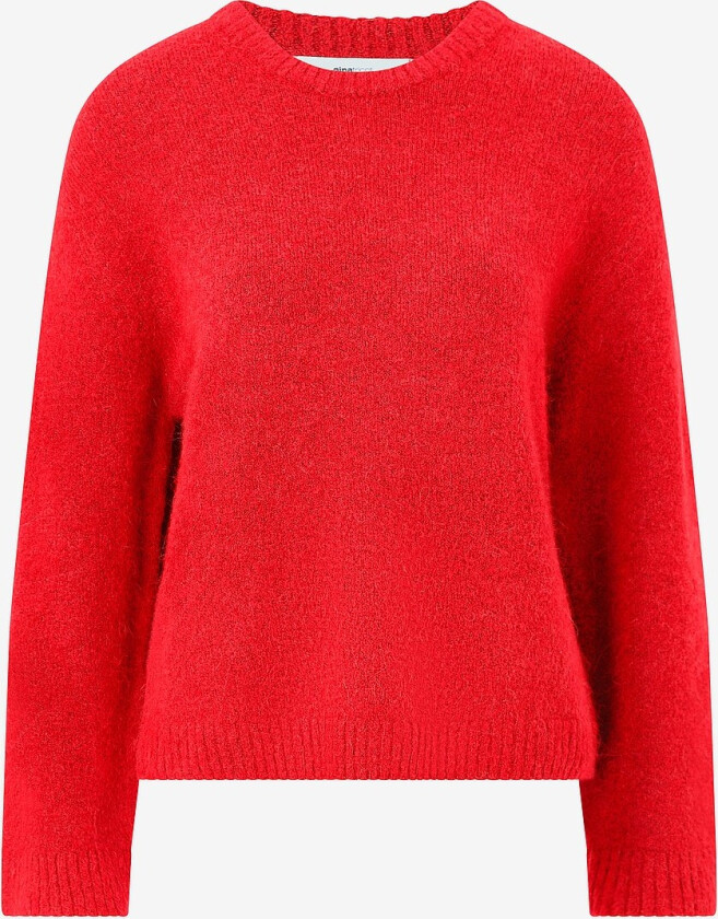 Genser Crew Neck Knitted Sweater - Rød