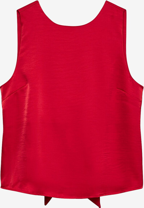Topp vmLivia SL Detail Top Wvn Exp - Rød