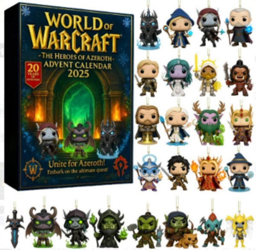 |NT| WORLD of WARCRAFT Adventskalender - Julegave Akryl Anheng