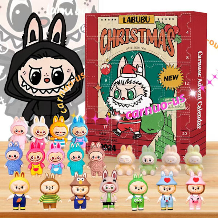 Monsters Iabubu Leker, 24 dager med overraskelser, Adventskalender for barn, Egnet som bursdags- og julegave til gutter og jenter over ... A