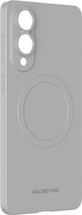 Minimal Air Deksel med Magnetring til Samsung Galaxy S25 Edge - Grå