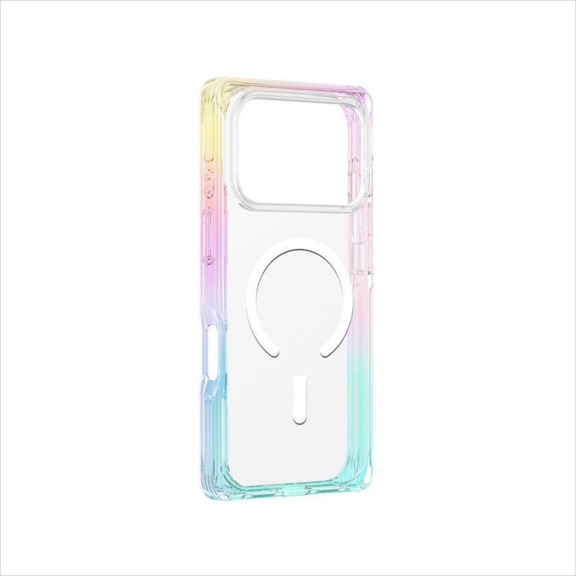 Omni MagSafe-deksel for iPhone 17 Pro Max - Transparent/Regnbue