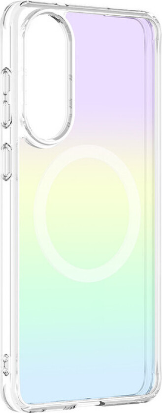 Minimal Mag-deksel med magnetring for Samsung Galaxy S25 Edge - Iriserende