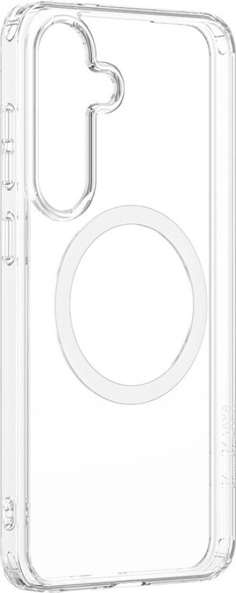 Minimal Mag-deksel med magnetring for Samsung Galaxy S25+ - Gjennomsiktig