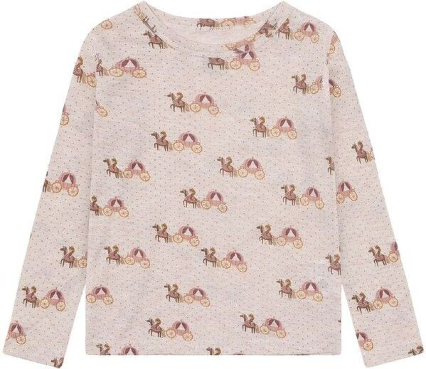 Hust and Claire Acel Caret ull/lyocell genser, Wheat Melange