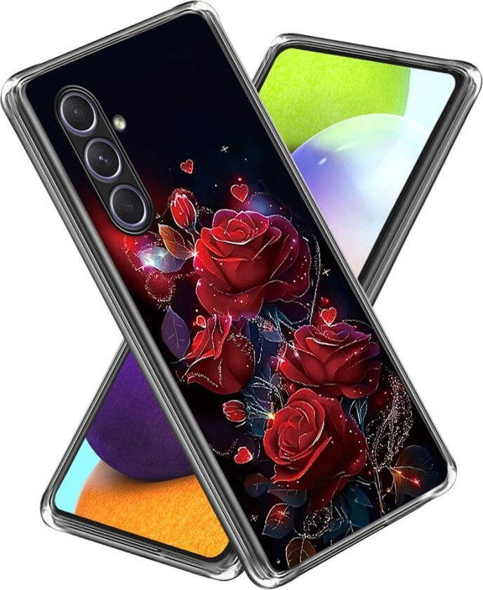 Vibe Samsung Galaxy A55 deksel - Rød Rose