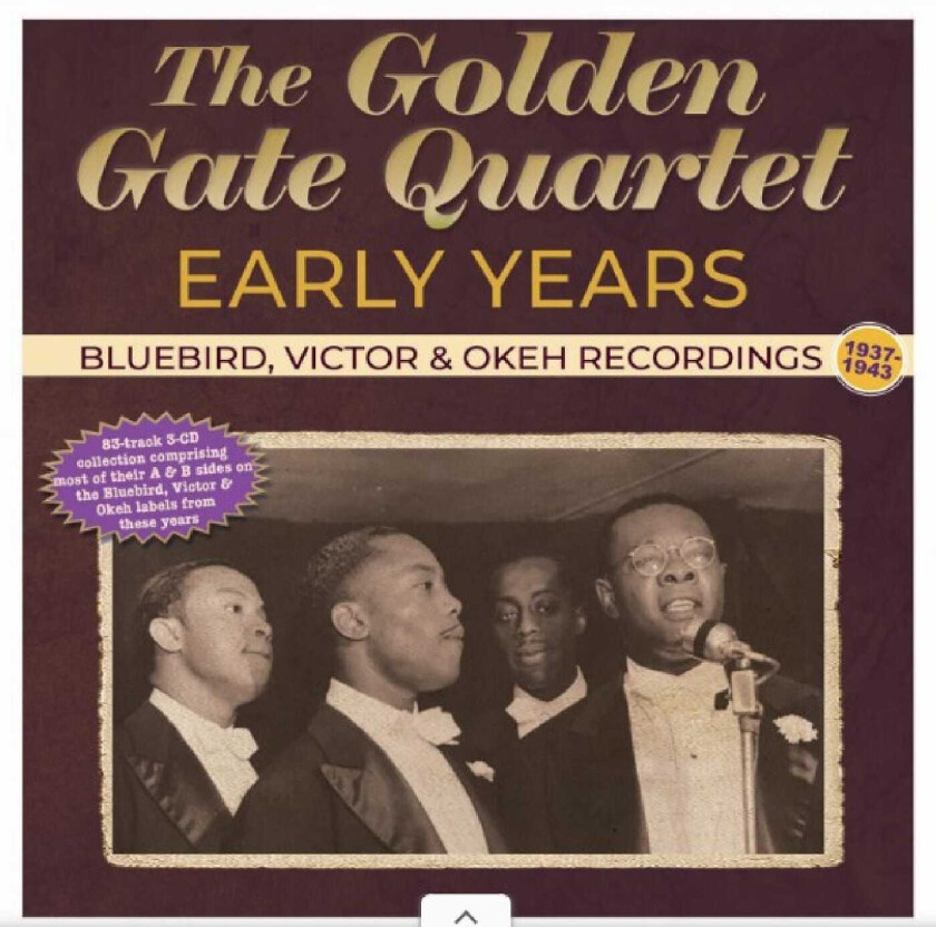 The Golden Gate Quartet Early Years Bluebird, Victor & Okeh Recordings 193743 CD