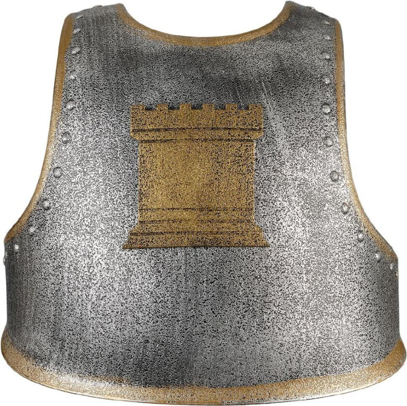 Kostymer - Brystplate - Roland - Grå - - OneSize - Kostymer