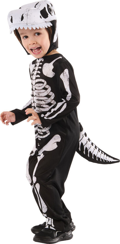 Kostymer - Skeleton Dinosaur - - 3-4 år (98-104) - Kostymer