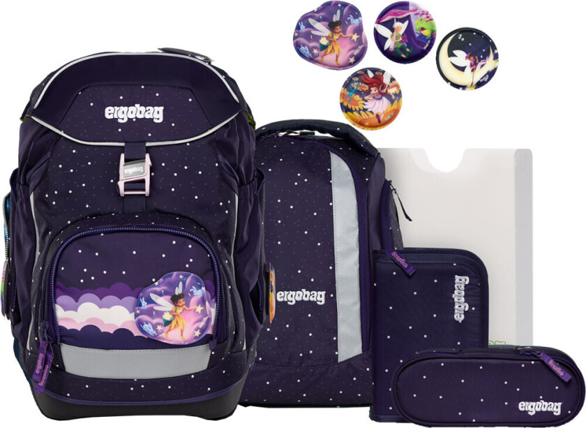 Skolesekk Sett - Pakke - StargazBear - - OneSize - Skolesekk