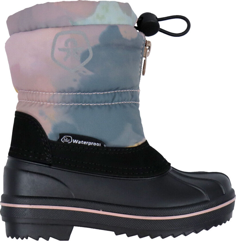 Vintersko - Ull - Woodrose m. Trykk - - 30 - Vinterstøvler