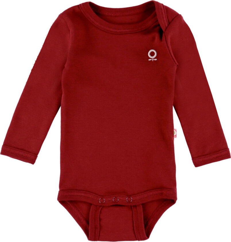 Body I/e - Rød - - 1½ år (86) - Langermet Body