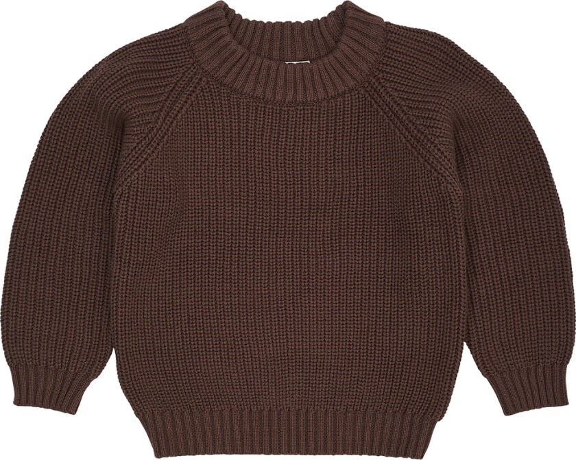 Genser - Strikk - Dark Brown - - 10 år (140) - Genser