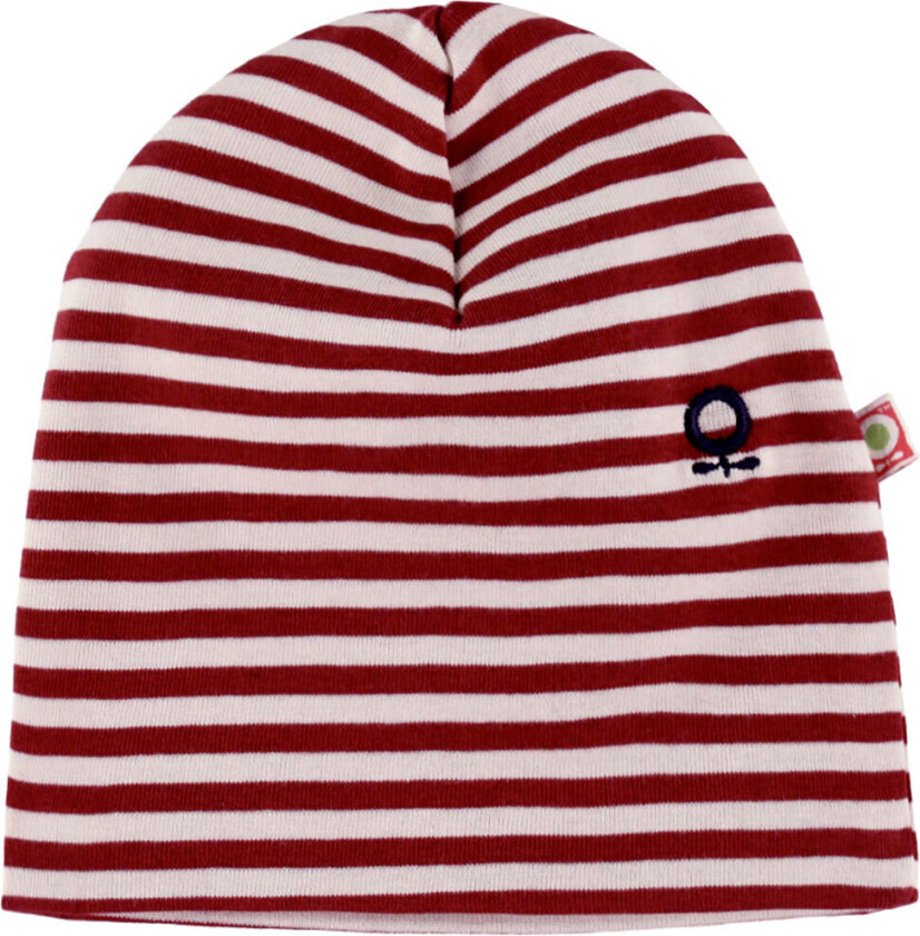 Lue - Beanie - Rød - - 48 cm - Lue