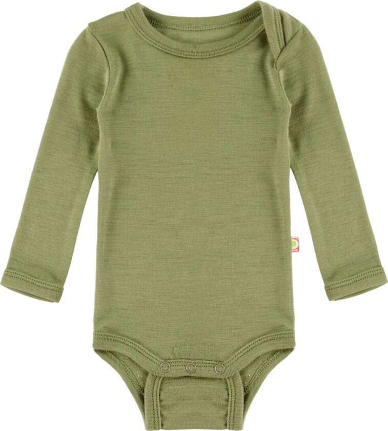 Body I/e - Ull - Lysegrønn - - 2 år (92) - Langermet Body