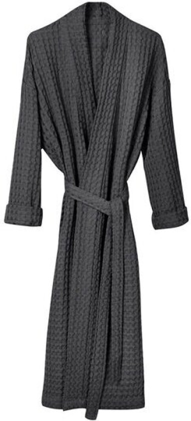 Big Waffle badekåpe S/M mørkegrå