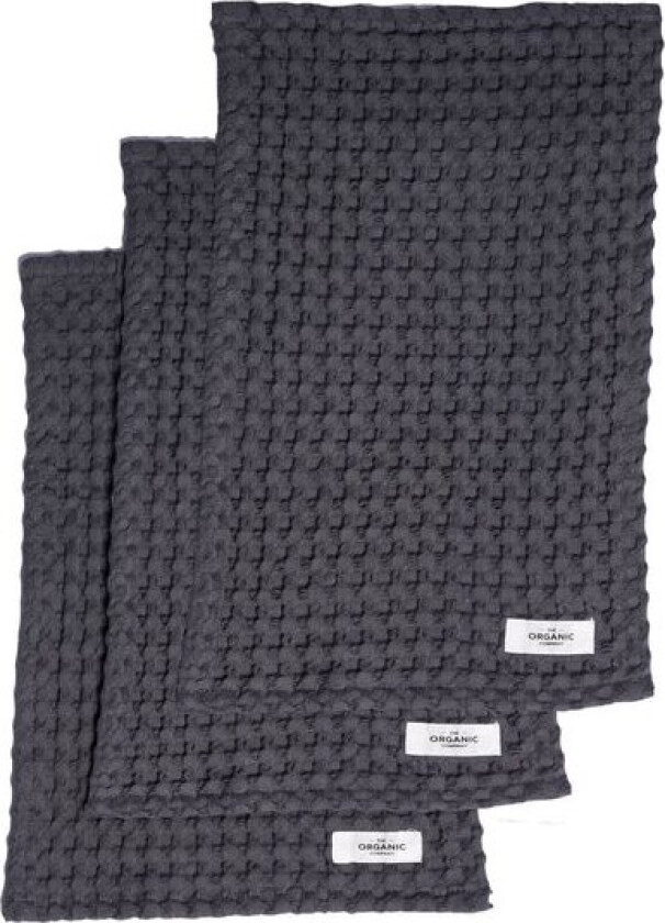 Bilde av Big Waffle vaskeklut 25x40 cm 3 stk dark green