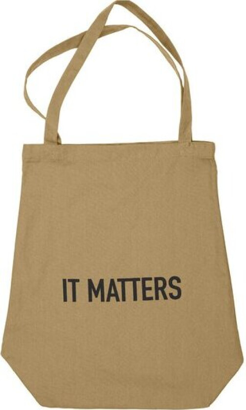 Handlenett gjenbrukbart 50x35 cm khaki