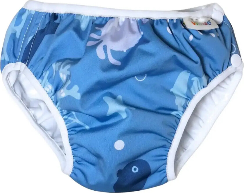 Swim Diaper Xl 11-14Kg, Blue Whale - Blue - XL 11/14KG