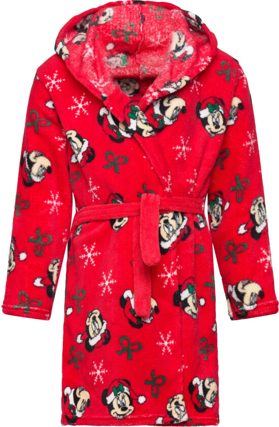 Pyjama Morgenkåpe Badekåpe Red Minnie Mouse