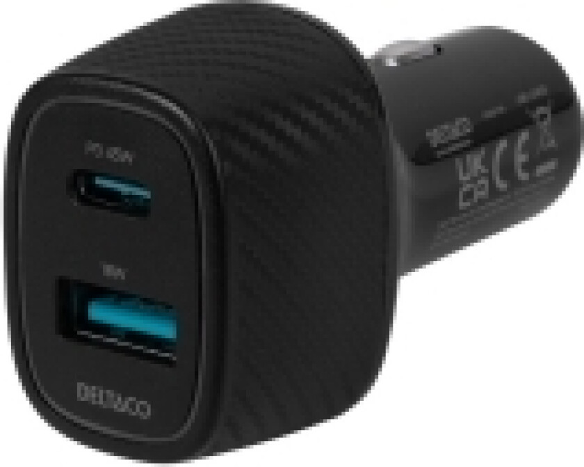 USB car charger 1x USB-A 18 W 1x USB-C P