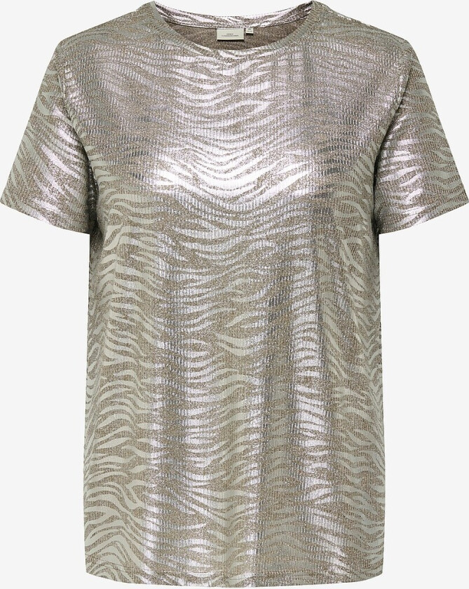 Topp carMirinda Life S/S O-neck Jrs - Beige