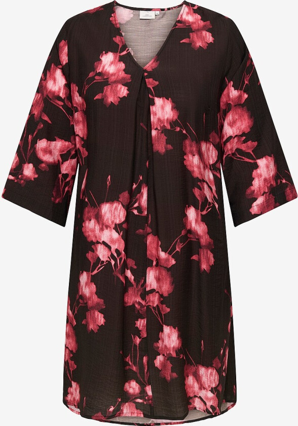 Kjole carCamille 3/4 V-neck Knee - Svart