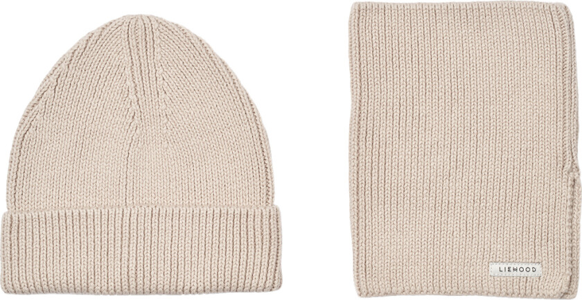 Lue/Hals - Strikk - Lina Humper - Sandy - - 1-2 år (80-92) - Lue