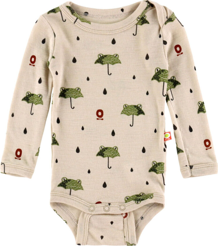 Body I/e - Ull - Grønn - - 62 - Langermet Body