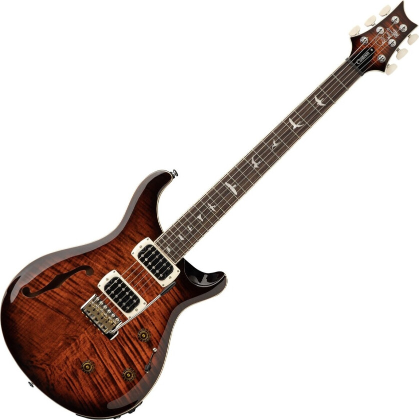 PRS SE Custom 24 Semi-Hollow Piezo Orange Tiger Smokeburst (2026)