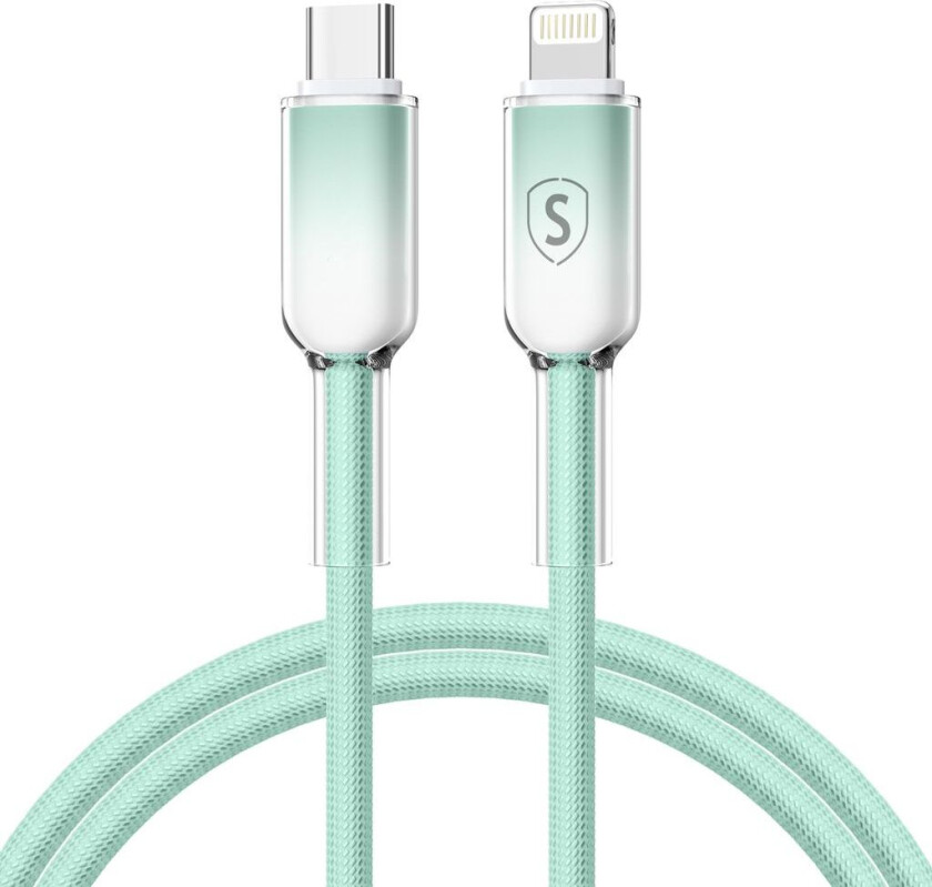 Dynamic Series USB-C til Lightning-kabel 2,4 A, 1 m – Grønn