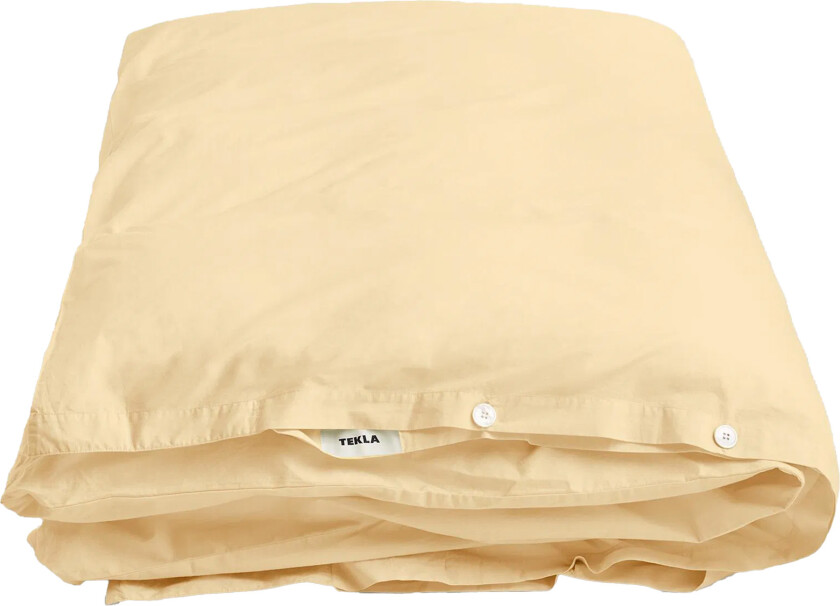 Percale Single Duvet Cover, 150x210, Shaded Yellow - Dynetrekk