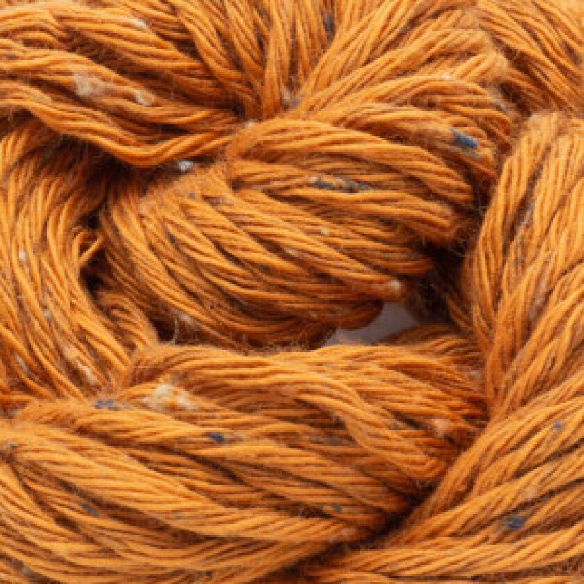 Gossypium Cotton Tweed Garn 20 Oransje