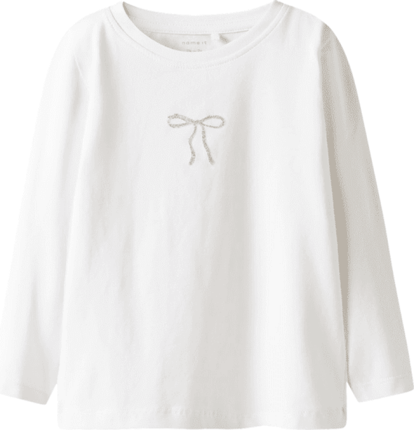 Name It Nmfrosita genser til småbarn, Bright White