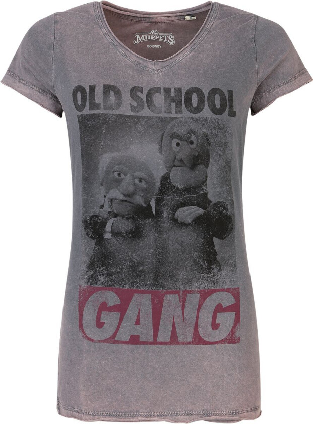 T-skjorte - Old School Gang - S til 4XL - Damer - flerfarget