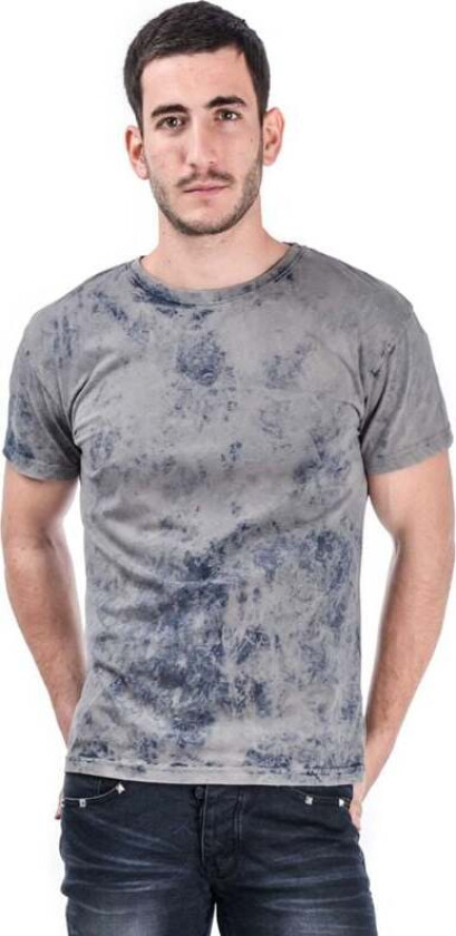 T-skjorte - Stucc Dye T-skjorte - S til 4XL - Herrer - grå-blå