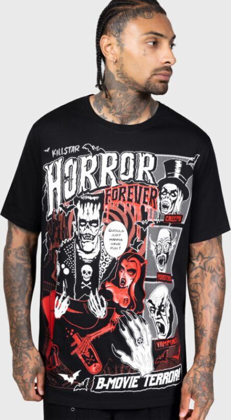 Goth T-skjorte - Gothabilly III - Horror Forever - T-skjorte - XS til 4XL - Herrer - svart