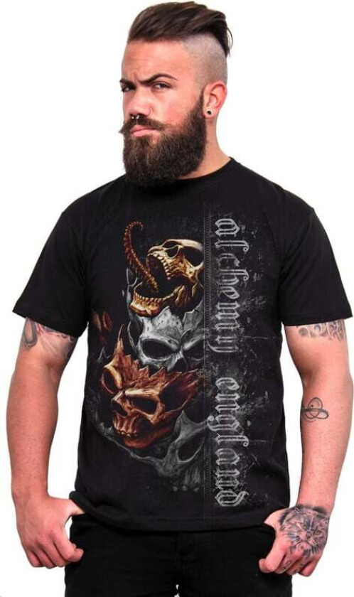 Goth T-skjorte - Necrogeddon - T-skjorte for Menn - S til 3XL - Herrer - svart