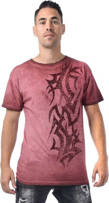 T-skjorte - Chance Tattoo T-skjorte for Menn - S til 4XL - Herrer - rød