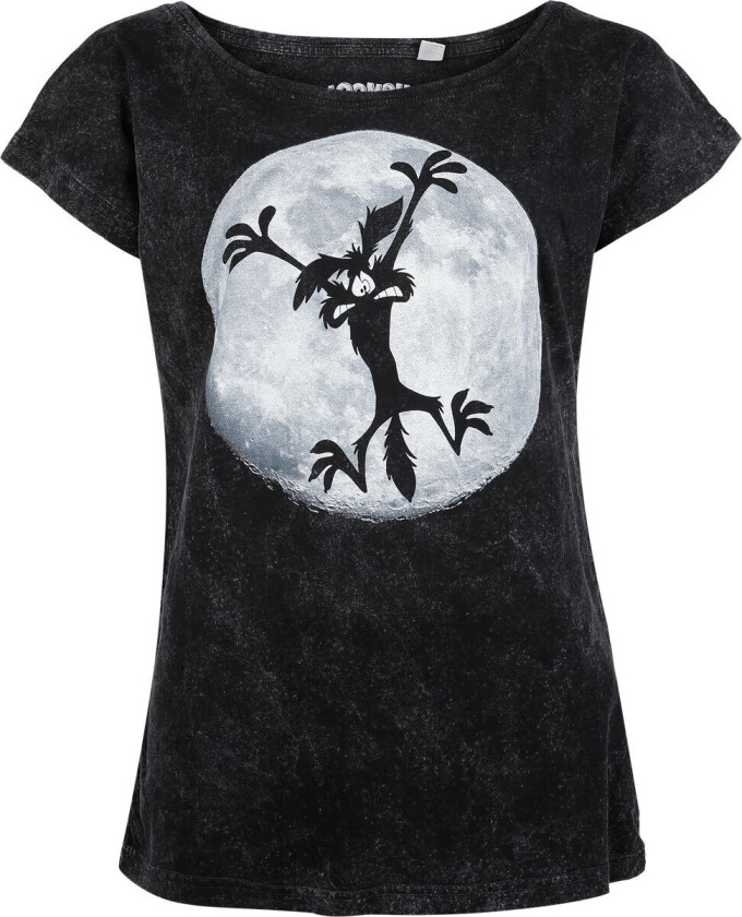 T-skjorte - Coyote - Moon Jump - S til 4XL - Damer - flerfarget